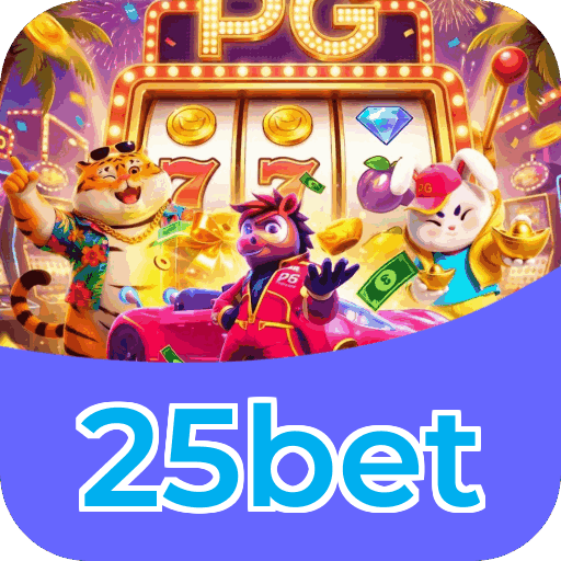 Interface do aplicativo 25bet mostrando jogos disponíveis no iOS e Android